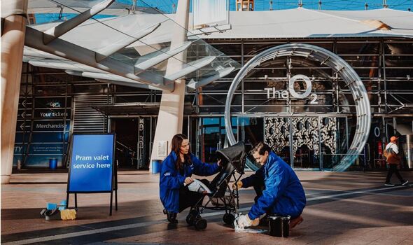 Shoppers can experience the world’s first ‘Pram Valet Service’, only at London’s The O2